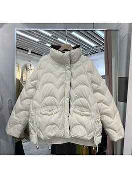 Yeni Kadın Aşağı Ceket Beyaz Ördek Aşağı Ceketler Kış Sıcak Palto Ve Parkas Kadın Dış Giyim