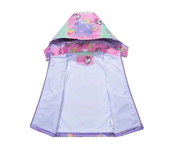 Marka Su Geçirmez Çıkarılabilir Kapşonlu Bebek Kız Yürüyüş Ceketler file kumaş Yastıklı Çocuk Ceket Çocuklar Kıyafetler Bahar Yaz 1-10 Yıl