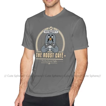 Hayvan Geçişi T Shirt Tünek Cafe T-Shirt Baskılı Kısa Kollu Tee Gömlek Komik Yüzde 100 Pamuklu Tişört