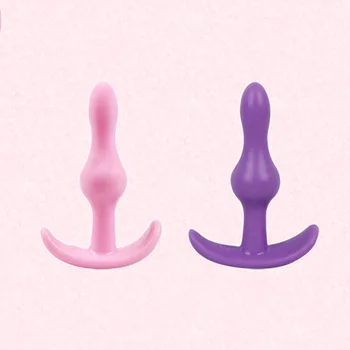 Anal Vibratör Butt Plug Vantuz prostat masaj aleti Topu Hiçbir Vibratör Masturbator Anal Yapay Penis Seks Oyuncakları Kadınlar için Silikon 3