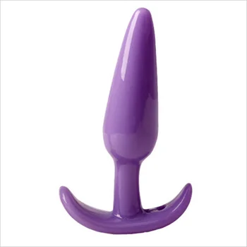 Anal Vibratör Butt Plug Vantuz prostat masaj aleti Topu Hiçbir Vibratör Masturbator Anal Yapay Penis Seks Oyuncakları Kadınlar için Silikon 4