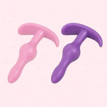 Anal Vibratör Butt Plug Vantuz prostat masaj aleti Topu Hiçbir Vibratör Masturbator Anal Yapay Penis Seks Oyuncakları Kadınlar için Silikon 5