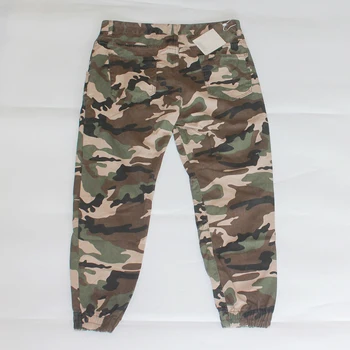 100 % Pamuk Retro Erkekler Streetwear kamuflajlı kargo pantolon Ordu Yeşil Askeri Pockerts Jogger Homme Marka Rahat Harem Pantolon