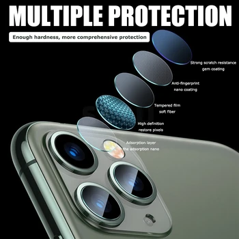 4İN1 Cam iPhone 14 Temperli Cam iphone 14 13 12 11 Pro Max Ekran Koruyucu Telefon Kamera Lens Filmi iPhone 14