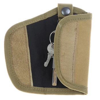 1 ADET Küçük Cep Anahtarlık Tutucu Kılıf Bel Anahtar paket çantası Açık Askeri Molle Kılıfı Kemer Taktik EDC Anahtar Cüzdan