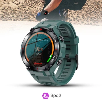 Erkekler akıllı saat GPS Açık Spor Spor Saatler Süper Uzun Bekleme Kol Saati Sağlık İzleme İzci Su Geçirmez Smartwatch 1