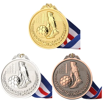 4 Renk Madalya Okul Spor Yarışması Oyunları Ödülleri Madalya Kupa hatıra madalyası Futbol Basketbol Koşu Toptan 3