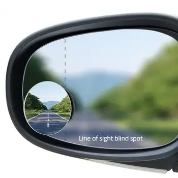 1/2 ADET Dikiz Aynası 360 Derece Ayarlanabilir Araba Kör Nokta Cam Ayna Yan Geniş Açı Otomatik Dikiz ayna Araba Aksesuar 0