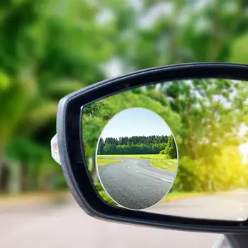 1/2 ADET Dikiz Aynası 360 Derece Ayarlanabilir Araba Kör Nokta Cam Ayna Yan Geniş Açı Otomatik Dikiz ayna Araba Aksesuar 2