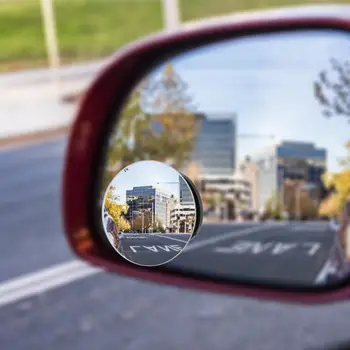 1/2 ADET Dikiz Aynası 360 Derece Ayarlanabilir Araba Kör Nokta Cam Ayna Yan Geniş Açı Otomatik Dikiz ayna Araba Aksesuar 4