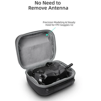 Taşınabilir Taşıma Çantası saklama çantası Çanta Darbeye Dayanıklı Kutu DJI FPV Gözlük V2 1