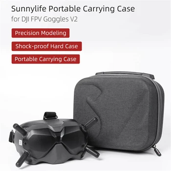 Taşınabilir Taşıma Çantası saklama çantası Çanta Darbeye Dayanıklı Kutu DJI FPV Gözlük V2 2