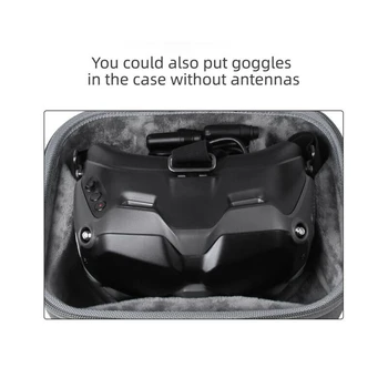 Taşınabilir Taşıma Çantası saklama çantası Çanta Darbeye Dayanıklı Kutu DJI FPV Gözlük V2 4