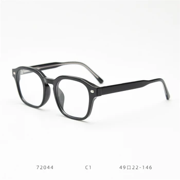 Rockjoy Gözlük Çerçeveleri Erkek Kadın Siyah Kaplumbağa Gözlük Erkekler Moda Düz Gözlük Gözlük Reçete Optik Okuma 4