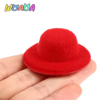 5 Adet 1: 12 Evcilik Minyatür Şapka Mini Sevimli Bebek Şapka Bebek Aksesuarları Çocuklar İçin Oyuncaklar Hediye Renk Rastgele 0