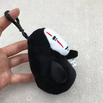 Anime Ruhların Kaçışı Meçhul Adam Hiçbir Yüz Adam Totoro peluş oyuncaklar Kawaii Anahtarlık Telefon okul çantası Kolye Yumuşak Dolması Doll 4