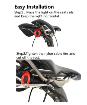 XLİTE 100 Bisiklet bisiklet LED arka ışık kuyruk el feneri USB şarj edilebilir COB akıllı fren lambası