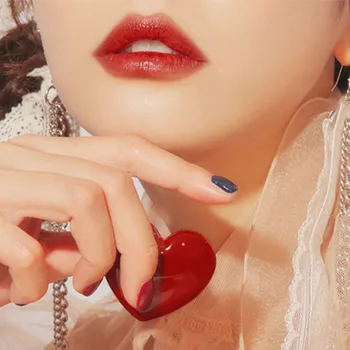 Yeni Kalp Şekli Aşk Boş Göz farı Durumda Rouge Ruj Kutusu Pigment Paleti Doldurulabilir Vakıf Makyaj Dağıtıcı