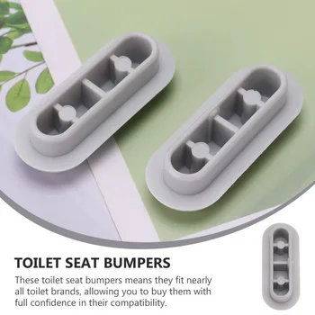12 adet Klozet Tamponları Evrensel plastik tuvalet oturağı Yastık Pedleri klozet tamponu Klozet Contaları Ev Aksesuarları