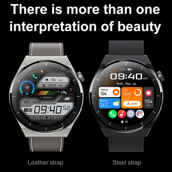 HK46 akıllı saat Erkekler Kadınlar İçin İzle Bluetooth Çağrı Smartwatch Spor Saatler Spor Bilezik NFC Kol Saati Elektronik Saat 2