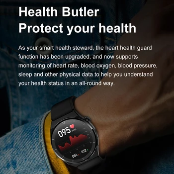 HK46 akıllı saat Erkekler Kadınlar İçin İzle Bluetooth Çağrı Smartwatch Spor Saatler Spor Bilezik NFC Kol Saati Elektronik Saat 3