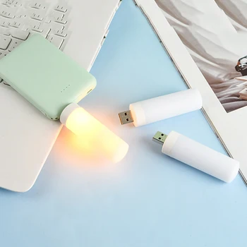 USB LED ışık Usb lamba LED alev ışığı göz koruması okuma lambası bilgisayar Okuma Lambası Mobil Güç Şarj kitap Lambaları Gece