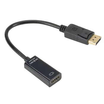 DP HDMI uyumlu Kablo Adaptörü 4K 1080P DisplayPort Hdmı uyumlu Erkek Kadın Dönüştürücü PC TV Projektör Monitör