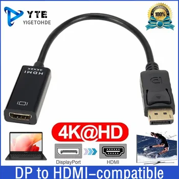 DP HDMI uyumlu Kablo Adaptörü 4K 1080P DisplayPort Hdmı uyumlu Erkek Kadın Dönüştürücü PC TV Projektör Monitör 5