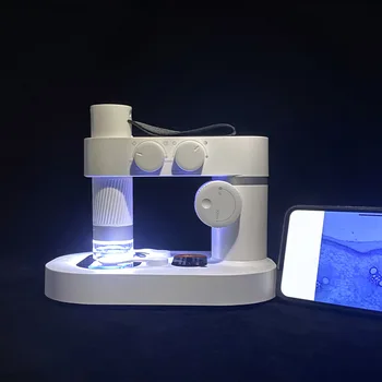 Youpin Akıllı Mikroskop Biyolojik Hücre Öğrenci Deneysel Büyüteç Mikroskop DIY Çocuklar için doğum günü hediyesi