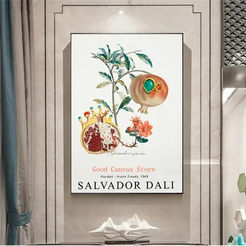 Salvador Dali Sürrealizm Sanat Tuval Boyama Retro Quadro Posterler ve Baskılar Duvar sanat resmi Oturma Odası Ev Dekor Cuadros
