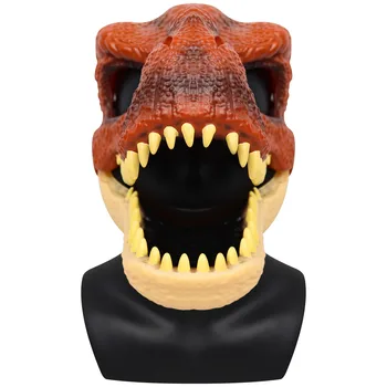 Dinozor Maskesi Sert Plastik Hareketli Çene, Cadılar Bayramı Cosplay Parti Dinozor Maskesi Açılış Çene, Dinozor Maskesi Tutucu Çocuklar için Yetişkin