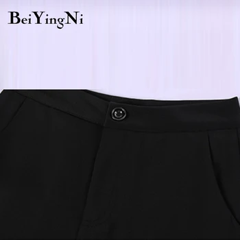 Beiyingni Kadın Takım Elbise Pantolon OL İş Elbisesi İnce Zarif Klasik Ofis Bayan Pantolon İnce 2020 Moda Büyük Boy harem pantolon Kadın 3