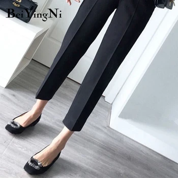 Beiyingni Kadın Takım Elbise Pantolon OL İş Elbisesi İnce Zarif Klasik Ofis Bayan Pantolon İnce 2020 Moda Büyük Boy harem pantolon Kadın 5