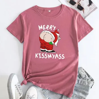 Erkek 3d Komik Santa Kısa Kollu Üst 2022 Merry Christmas T Shirt Büyük Boy Tee Gömlek Erkekler Noel Erkek Giysileri Camiseta De Navidad