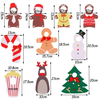 Kawaii Noel Elf Aksesuarları oyuncak bebek giysileri Kardan Adam Zencefilli Gözler Bebekler İçin El Sanatları Yama Aşçı Şapka Önlük Yüz Maskesi Bebek Oyuncak