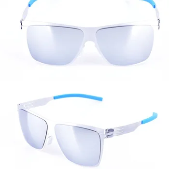 Pilot sürüş gözlükleri Kare güneş gözlüğü erkekler Vintage polarize Anıt UV alaşım gözlük güneş gözlüğü kadın vidasız ışık tasarımı 1