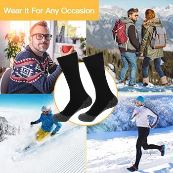 Kış kendinden ısıtma çorap termal ısıtmalı çorap yumuşak elastik kalınlaşmak kaymaz çorap kadın erkek açık kayak tüp çorap