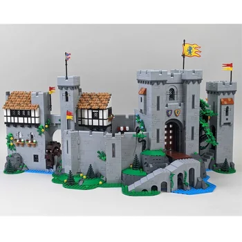 Yeni Yaratıcı 10305 Kale Şövalyeleri tuğla DIY Askeri Savaş 4514 ADET Simgesi oyuncak inşaat blokları Çocuklar için Noel Hediyeleri