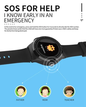 Wonlex akıllı saat çocuklar GPS Anti-kayıp İzci Bebek Okul Ses Monitör 2G KT06 Çocuk SOS Çağrı Su Geçirmez Titreşim Akıllı Saat