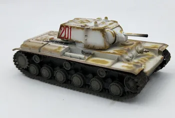 1: 72 KV-1 ağır tankı modeli Sovyetler Birliği Dünya Savaşı Trompet el bitmiş 36279 Koleksiyonu modeli 2
