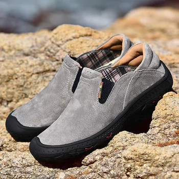 Erkek Deri rahat ayakkabılar Loafer'lar Deri Erkek Spor Ayakkabı 2022 Moda Erkek Rahat Açık Yürüyüş Ayakkabısı Erkek Mokasen