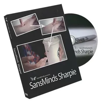 SansMinds Sharpie (DVD + HİLE) sihirli Hileler Hareketli Çizim Tasarım Her Yerde Magia Sihirbaz Yakın Sokak Sahne Mentalism Eğlenceli 1