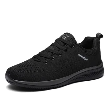 Erkekler için spor Ayakkabı Sneakers Siyah Casual Kadın Örgü Nefes Koşu Yürüyüş Spor 0