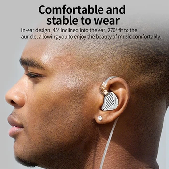 KZ PR1 Düzlemsel Sürücü Kulak Kablolu Kulaklık Müzik Kulaklık HıFı Bas Monitör Kulaklık Spor Kulaklık 1