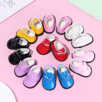 20CM Bebek Ayakkabı Botları Giysi Aksesuarları İçin 1/12 Bebek gündelik giyim moda pu ayakkabıları DIY Bebek Hediye Oyuncaklar Bebek gündelik giyim Ayakkabı