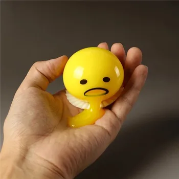 2022 Yenilik Gag Oyuncak Pratik Şakalar Anti Stres Kusma Yumurta Sarısı Tembel Kardeş Eğlenceli Gadget Sıkılmış Gülen Yüz Yaratıcı Hediye