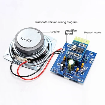Bluetooth hoparlör Üretim Kiti Küçük Ses Parçaları Elektronik DIY Küçük güç amplifikatörü mobil hoparlör Elektronik Kiti