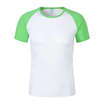 2023 Polyester Süblimasyon Beyaz Boş Gömlek Yetişkin Çocuklar için Yaz Rahat kısa kollu tişörtler Aile Eşleştirme Kıyafetler