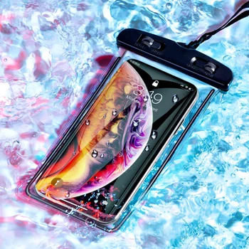 IP68 Evrensel Su Geçirmez telefon kılıfı Yüzmek Su Geçirmez Çanta iPhone 11 7 8 6 5 Artı X XR Samsung S20 S10 Huawei P40 P30 P20 2