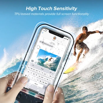 IP68 Evrensel Su Geçirmez telefon kılıfı Yüzmek Su Geçirmez Çanta iPhone 11 7 8 6 5 Artı X XR Samsung S20 S10 Huawei P40 P30 P20 5
